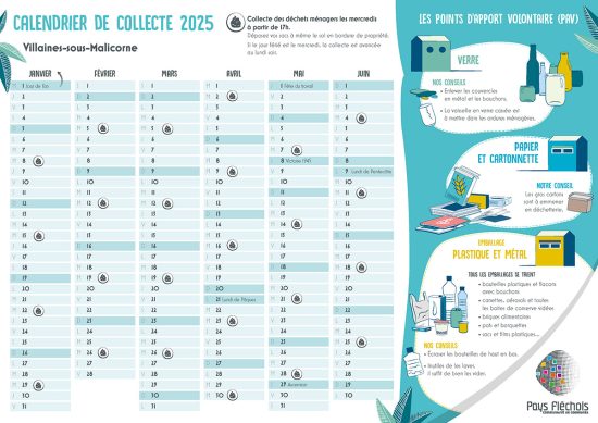 Calendrier de collecte 2025